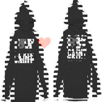 I Love My Clarinet Heart Marching Band Orchestra Tank Top Unisex Hoodie | Mazezy