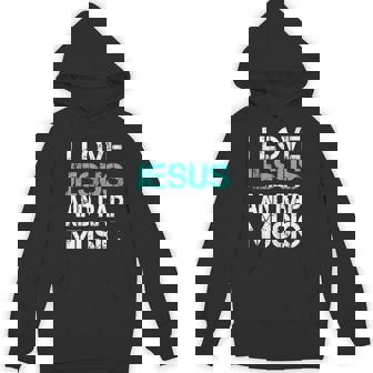 I Love Jesus And Rap Music God Meme Modern Christian Church Tank Top Unisex Hoodie | Mazezy