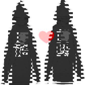 I Love ハート Dg パーカー - Kawaiitshirt