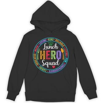 Lunch Hero Squad Lunch Lady School Cafeteria Worker Hoodie - Thegiftio UK