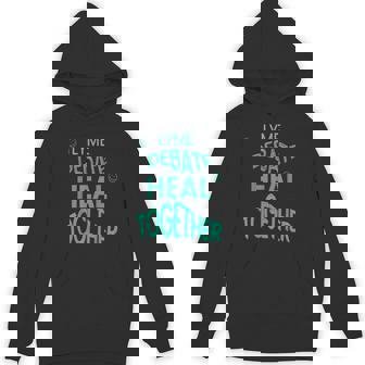 Lyme Awareness Healing Community Debate Support Together Unisex Hoodie | Mazezy