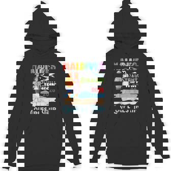 Maldives Straight Trippin Couples Trip 2026 Vacation Beach Unisex Hoodie | Mazezy