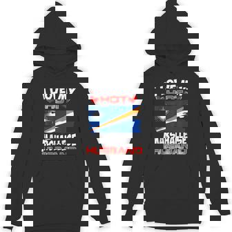 Marshall Islands I Love My Hot Marshallese Husband Unisex Hoodie | Mazezy
