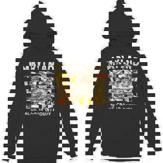 Maryland Blue Crab Country Hoodie | Mazezy