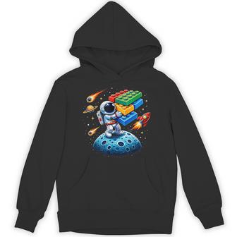Master Builder Space Astronaut Cadet Building Bricks Boys Hoodie | Seseable UK