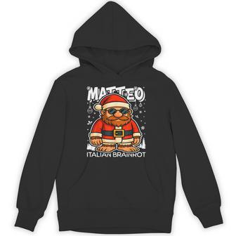 Matteo Santa Claus Italian Brainrot Christmas Hoodie | Seseable UK