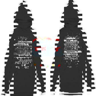 Meowy Catmas Cat Christmas Tree Xmas Exotic Shorthair Hoodie - Thegiftio