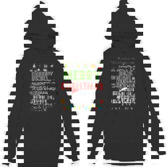 Merry Christmas Bruh Plaid Saying Xmas Family Party Gorup Hoodie | Mazezy