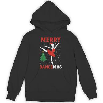 Merry Dancemas Ballet Christmas Dancer Xmas Hoodie - Thegiftio UK