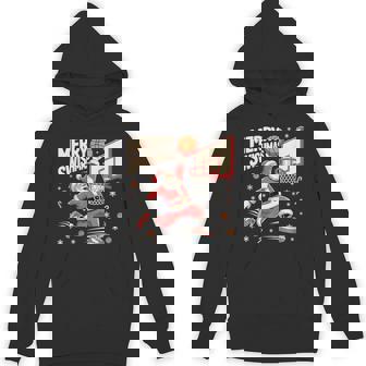 Merry Swishmas Sport Christmas Basketball Xmas Men Boys Kids Unisex Hoodie | Mazezy