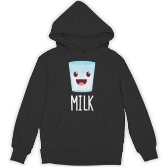 Milk & Cookies Matching Couple Halloween Best Friends Hoodie | Mazezy