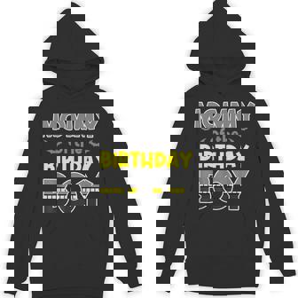 Mommy Of The Birthday Boy Bat Family Party Theme Boys Hoodie - Monsterry