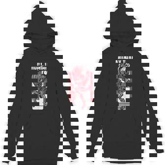 Muay Thai Warrior Power Pose Unisex Hoodie | Mazezy