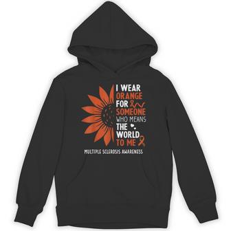 Multiple Sclerosis Awareness I Wear Orange Ms Month Hoodie - Thegiftio UK
