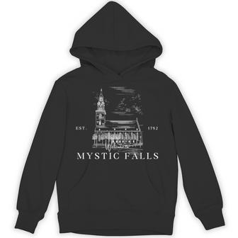 Mystic Falls Town Virginia Mystic Unisex Hoodie | Mazezy