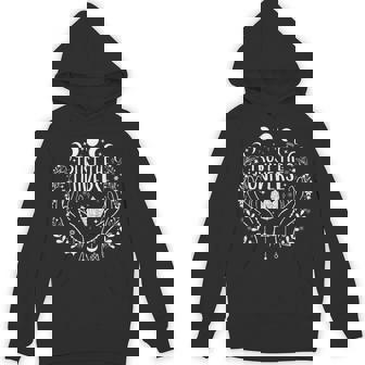 Mystical Metaphysical Tea Sage Crystals Trust The Universe Unisex Hoodie | Mazezy