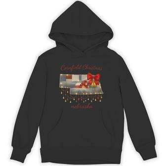 Nebraska Holiday Christmas Tshirt Unisex Hoodie | Mazezy