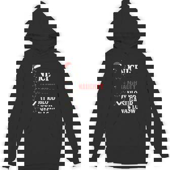 Nice Naughty My Blood Sugar Was Low Diabetes Christmas Hoodie - Thegiftio