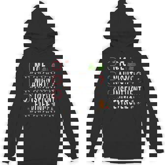 Nice Naughty Insufficient Evidence Christmas Pajamas Hoodie | Seseable FR