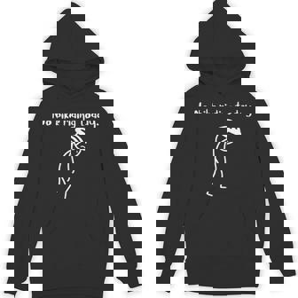 No Bike Riding Today Sad Stickman Bike Riding Lovers Unisex Hoodie | Mazezy