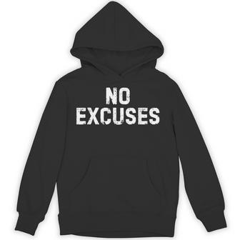 No Excuses パーカー - Kawaiitshirt