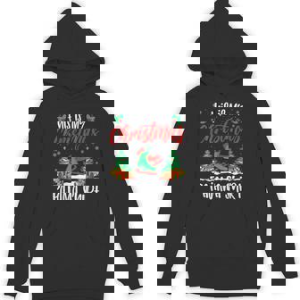 Nordic Skating Xmas Pajama Shirt Christmas Holiday Unisex Hoodie | Mazezy