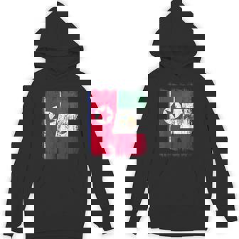 North Korea Mexico Half Flag North Korean Mexican Heritage Unisex Hoodie | Mazezy