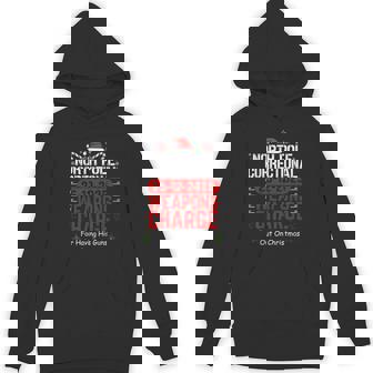 North Pole Correctional Weapons Charge For Having His Guns Unisex Hoodie | Mazezy