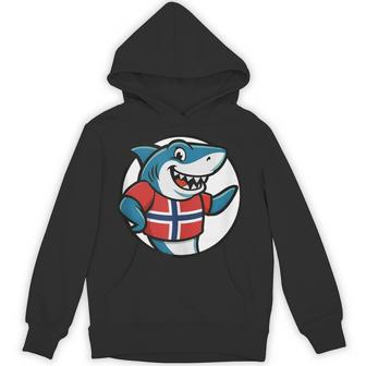 Norway Flag Shark Norwegian Tank Top Unisex Hoodie | Mazezy