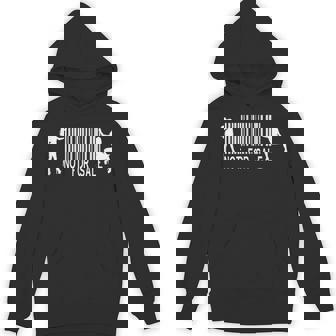 NOT For Sale Barcode Pole Dance Silhouette Unisex Hoodie | Mazezy