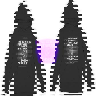 In November We Wear Purple Epilepsy Awareness Month Ribbon Unisex Hoodie | Mazezy