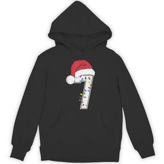Number 7 67 Meme Santa Christmas Matching Group Costume Hoodie | Seseable UK
