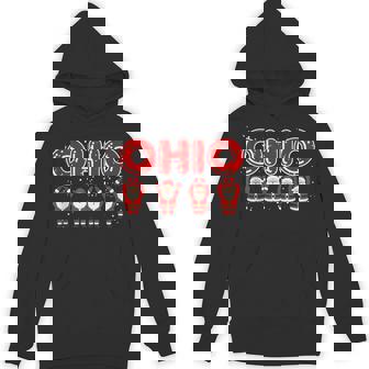 O-H-I-O State Vintage Santa Ohio Christmas Vibes Tank Top Unisex Hoodie | Mazezy