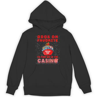 Odds On At Christmas You'll Find Me Cruising The Casino 2025 Hoodie - Thegiftio UK