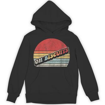 Oh Biscuits Retro Vintage Humor Fun Hoodie - Thegiftio