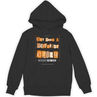 Orange Cut From A Different Cloth Orange Graphic Hoodie - Thegiftio UK