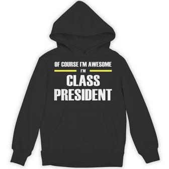 The Original Awesome Class President Unisex Hoodie | Mazezy