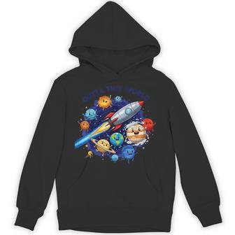 Outta This World かわいい惑星宇宙好き、宇宙飛行士銀河 パーカー - Kawaiitshirt