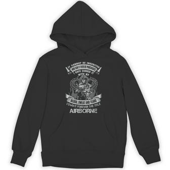 Own Forever The Title Airborne Us Army Veteran Paratrooper Hoodie - Thegiftio UK