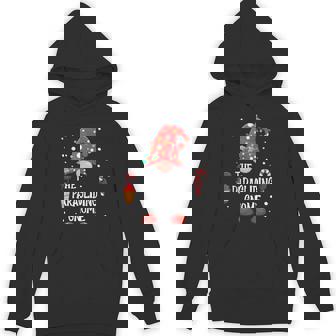 The Paragliding Gnome Matching Family Christmas Gnome Pajama Unisex Hoodie | Mazezy