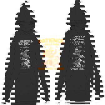 Patience Jolly Man Thanksgiving Turkey Santa Christmas Hoodie | Mazezy