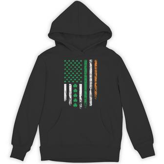 Patriotic Irish American Flag Ireland St Patrick's Day Hoodie - Thegiftio