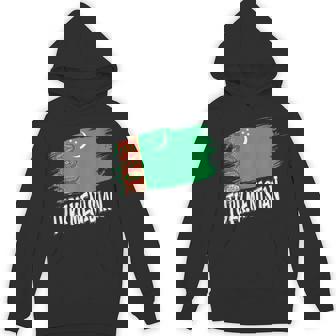 Patriotic Retro Turkmen Flag Turkmenistan Unisex Hoodie | Mazezy