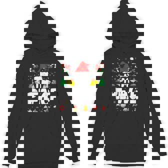 I Come In Peace I'm Peace Couple Matching Christmas Hoodie - Monsterry