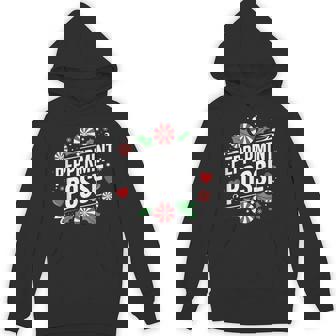Peppermint Posse Christmas Holiday Candy Crew Hoodie - Thegiftio