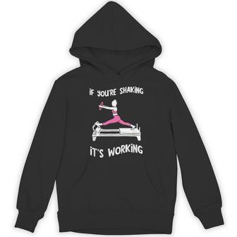 Pilates Workout Shaking Pilates Fitness Instructor Pilates Hoodie - Thegiftio UK