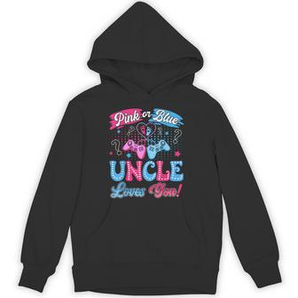 Pink Or Blue Uncle Love You Video Game Gender Reveal Hoodie | Mazezy
