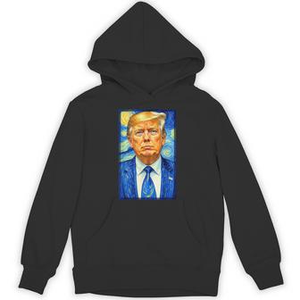 Post Impressionist Modern President Unisex Hoodie | Mazezy