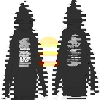 Powered By Burgers Hamburger Cheeseburger Fast Food Foodie Tank Top Unisex Hoodie | Mazezy