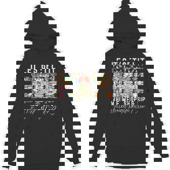 Preppy Let's Get Lit While Why Shop And Sip Nutcrackers Xmas Hoodie - Monsterry